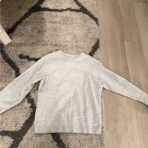 Topshop Light Gray Crewneck Sweater